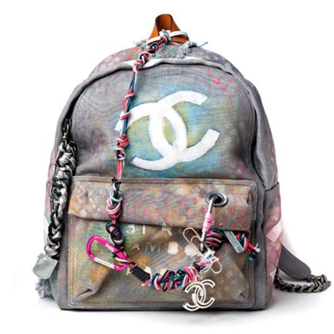 coco chanel graffiti backpack|Chanel backpack graffiti aliexpress.